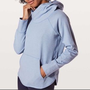 Lululemon Time Out Hoodie Pullover Heathered Hydrangea Blue